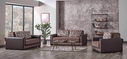 Ottomanson Mondomax - Upholstered Convertible Loveseat With Storage
