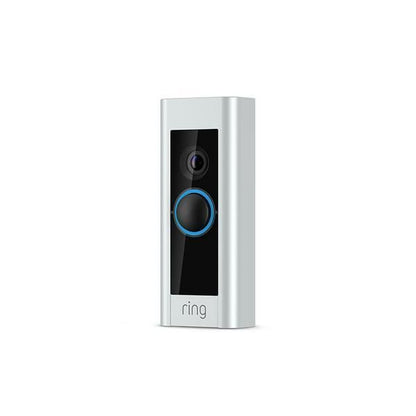 Ring - Ring Pro Video Doorbell 1080p - Pearl Silver