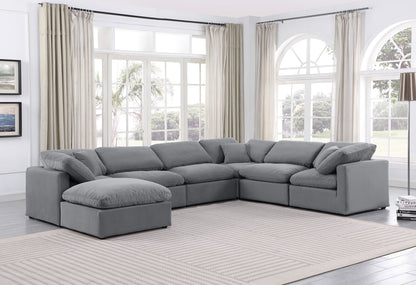 Indulge - Velvet 7 Piece Modular Sectional