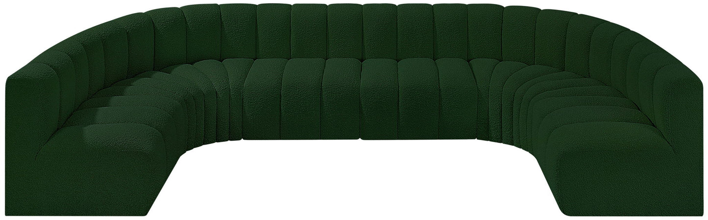 Arc - Boucle Fabric 8 Piece Modular Sofa