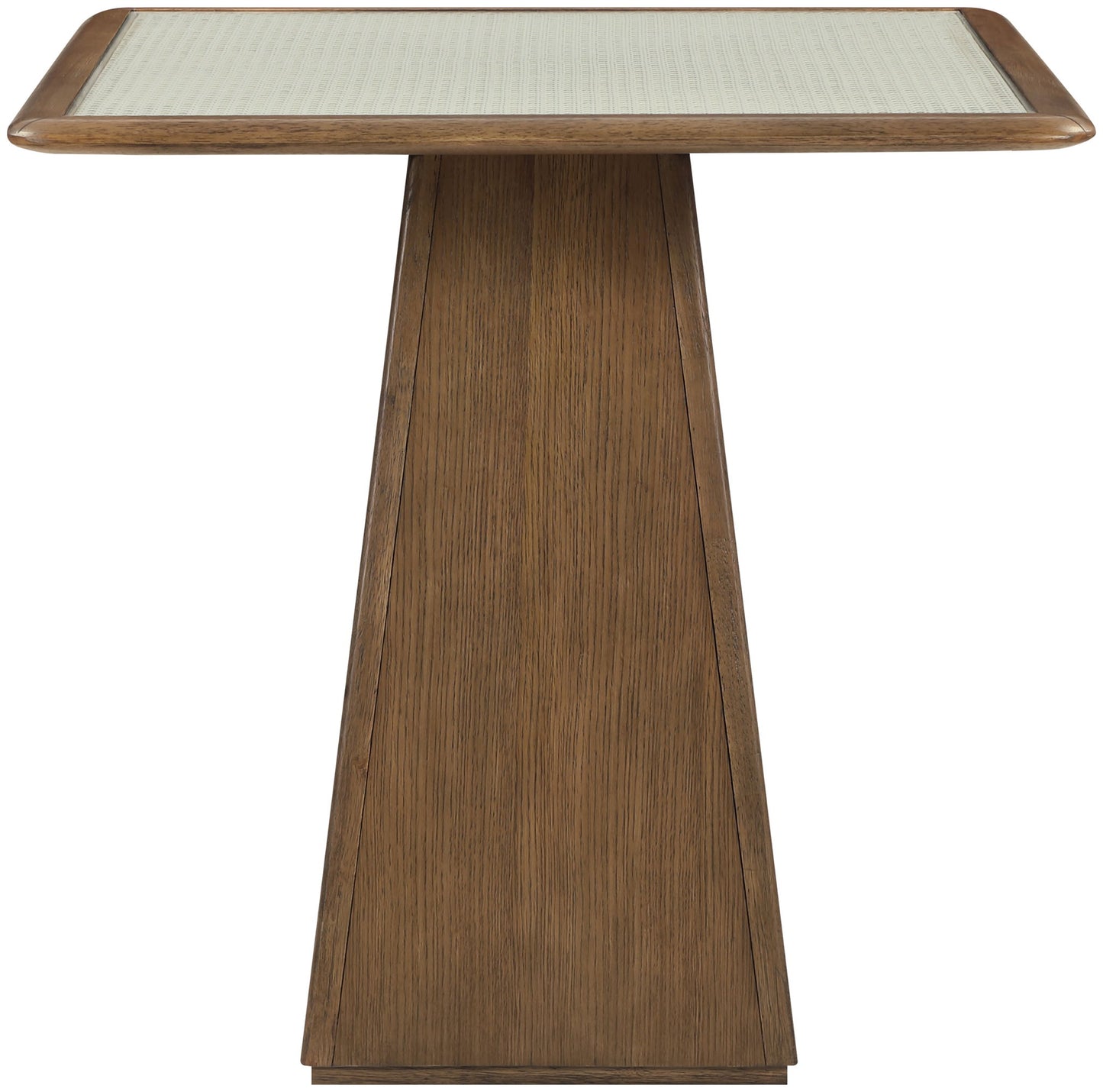 Atrium - Glass Top And Wood Base Dining Table