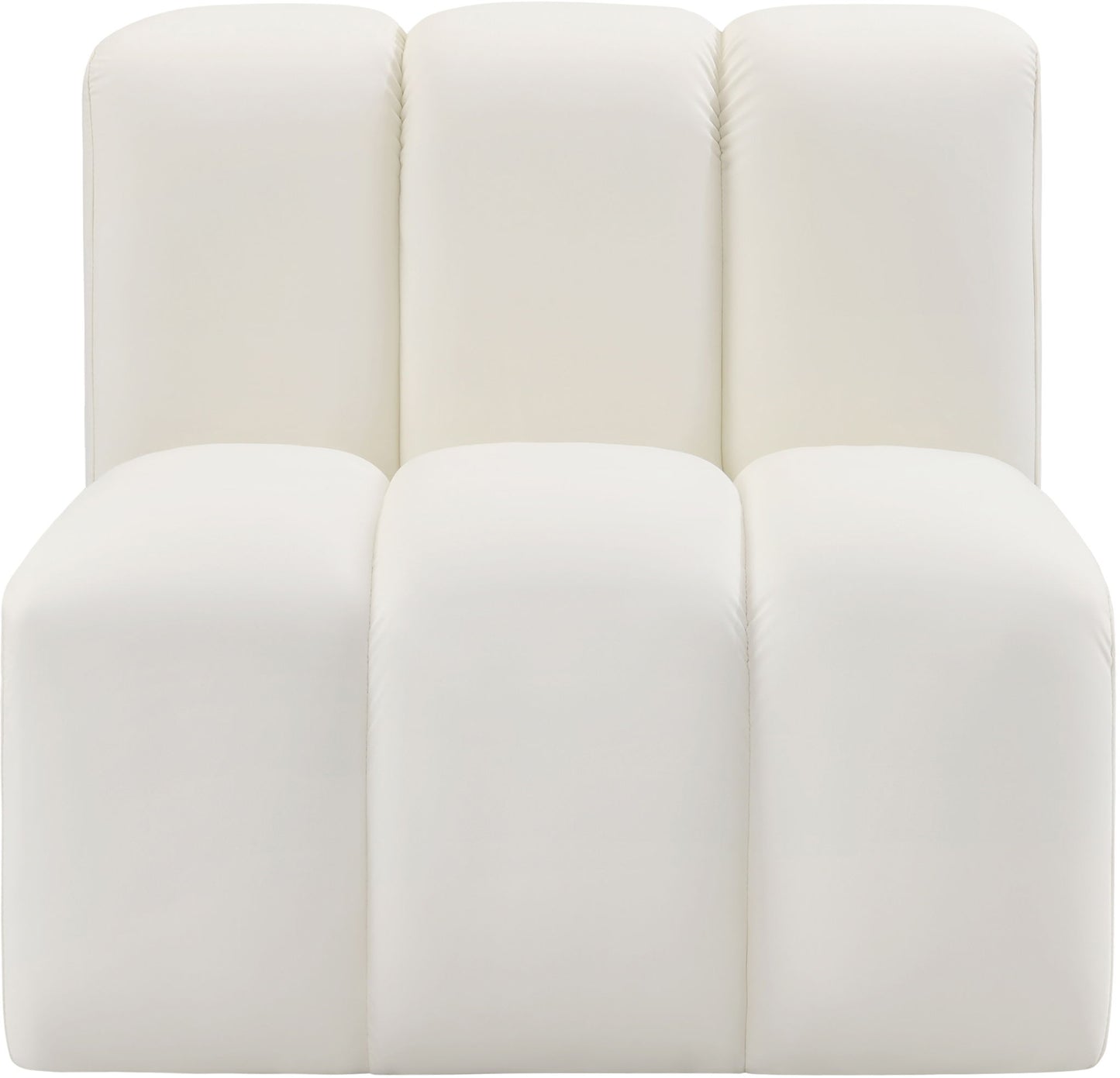 Arc - Faux Leather Straight Chair