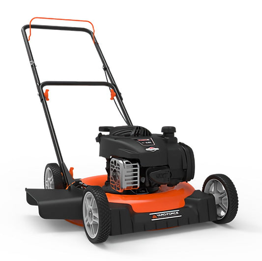 Yard Force - 21" Side Discharge Push Gas Mower - Orange