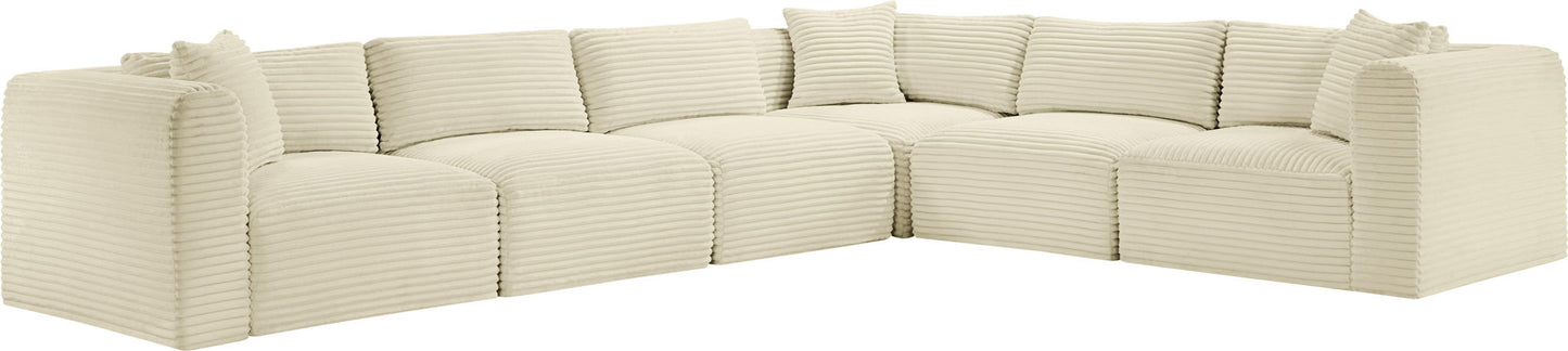 Shaggy - 6 Piece Modular Corner Sectional