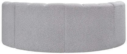 Arc - Boucle Fabric 4 Piece U-Shaped Modular Sofa