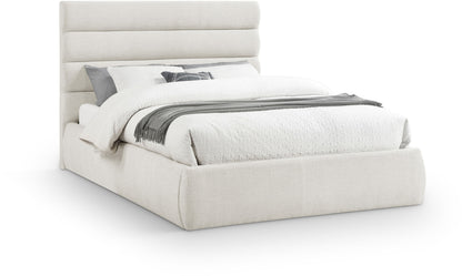 Adam - Linen Fabric Bed With 52" Headboard