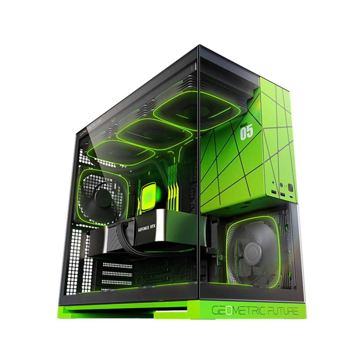 Skytech Gaming - Viper Model 5, Ryzen 7 5700, 32 GB RAM, 2TB SSD, RTX4060 - Green