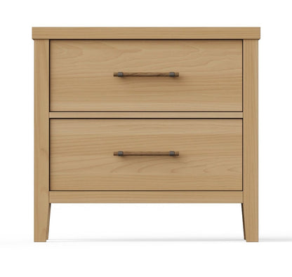 Pure Maple - 2 Drawer Nightstand