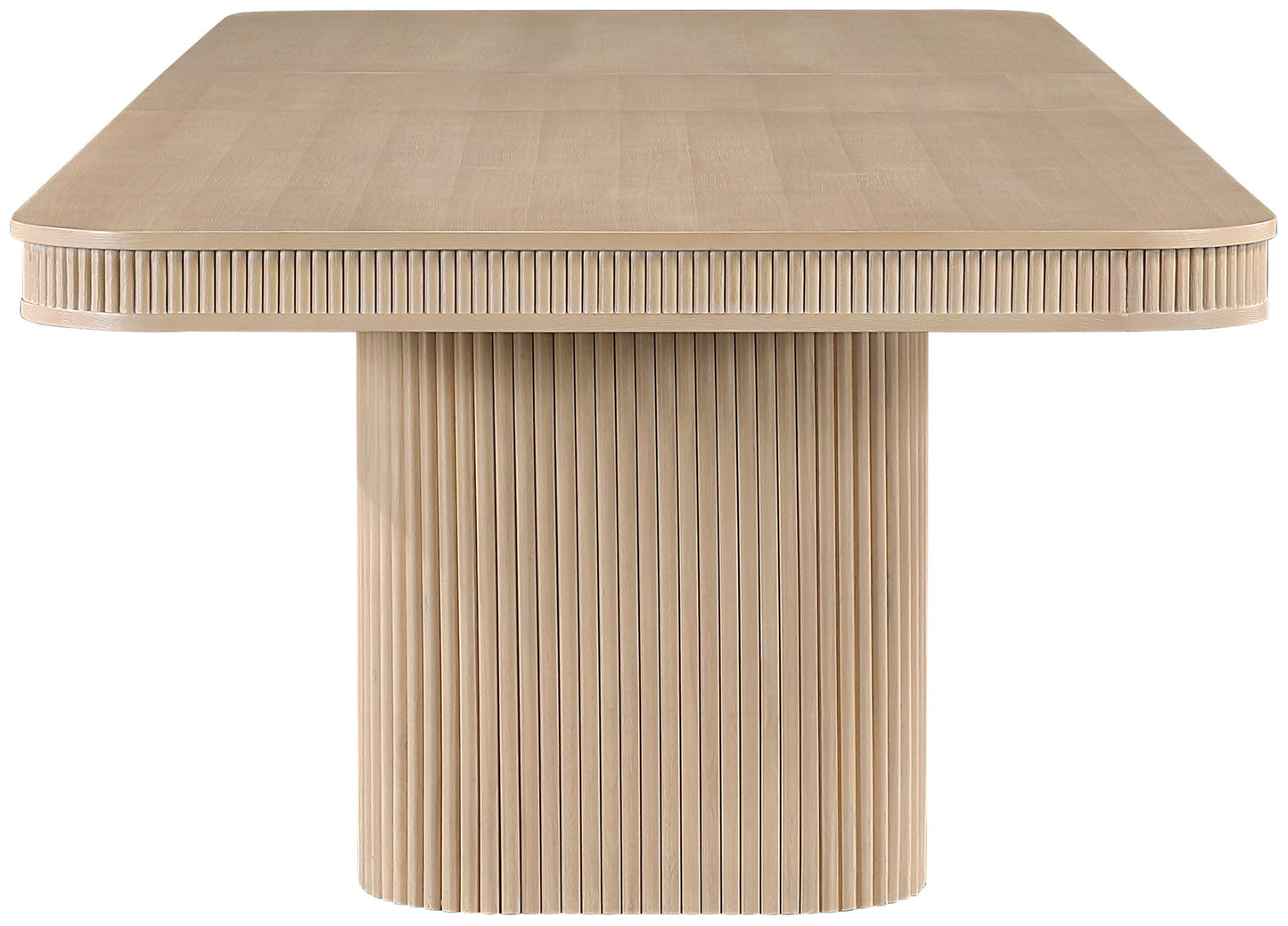 Mohari - Solid Wood And Oak Veneer 112" / 160" Dining Table