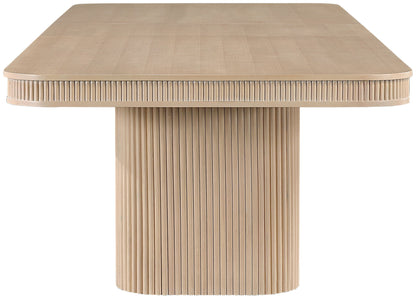 Mohari - Solid Wood And Oak Veneer 112" / 160" Dining Table