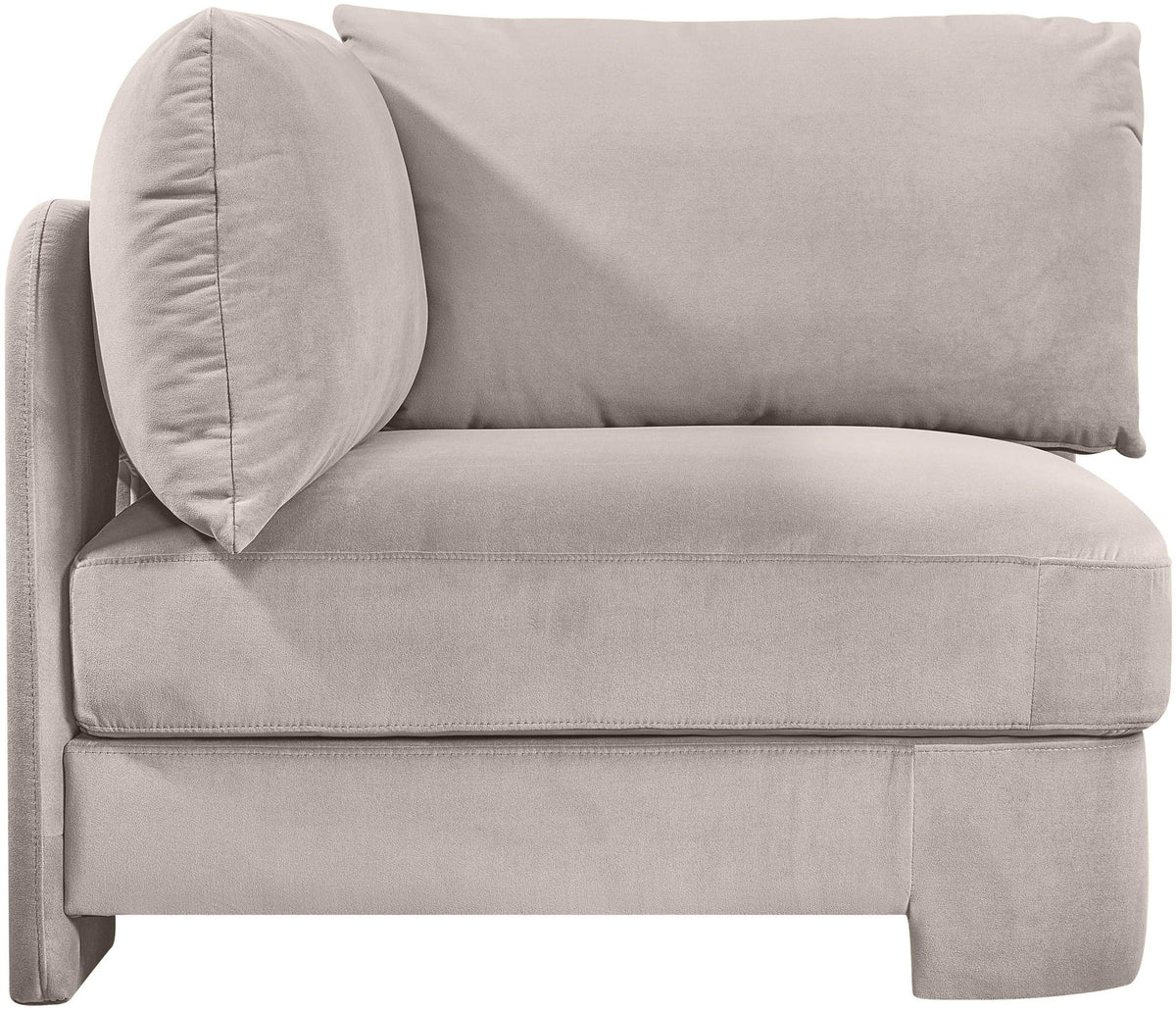 Hammond - Velvet Performance Fabric Upholstered Corner Chair