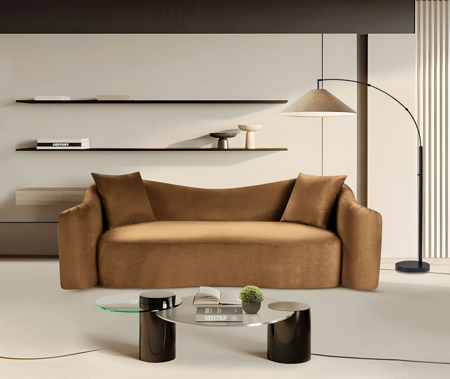 Destin - Sofa - Saddle