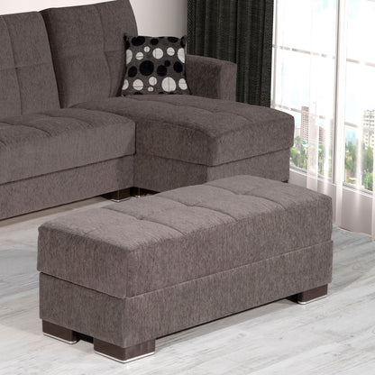 Ottomanson Armada - Upholstered Ottoman With Storage - Chenille