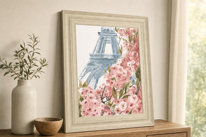 22x26 Paris Cherry Blossoms II By Annie Warren - Pink