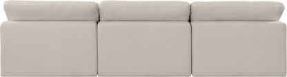 Comfy - Linen Modular Armless Sofa 3 Seats