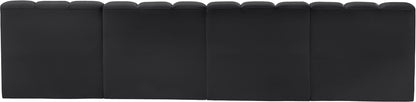 Arc - Faux Leather 4 Seats Modular Sofa