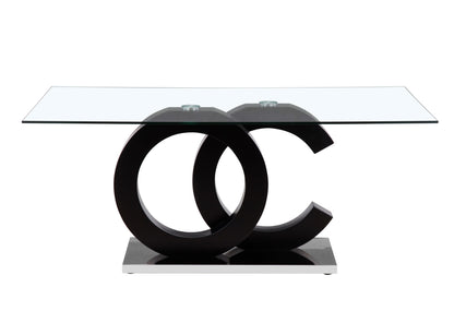 5 Piece Dining Room Set (D2207 Dining Table With 4 D915 Dining Chairs) - Black