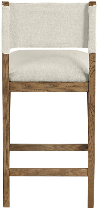 Avon - Linen Textured Performance Fabric Counter Stool