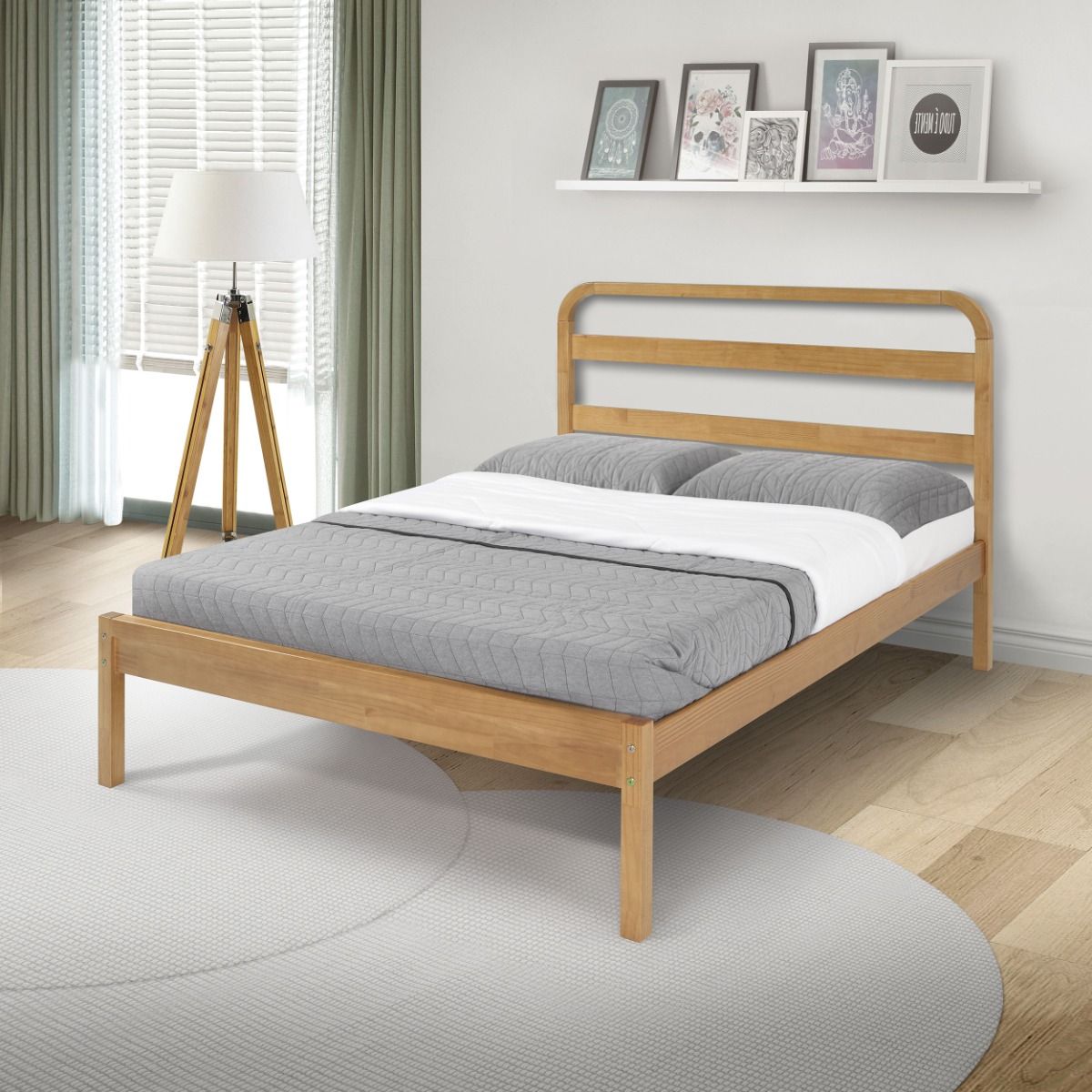 Shamia - Full Bed - Natural