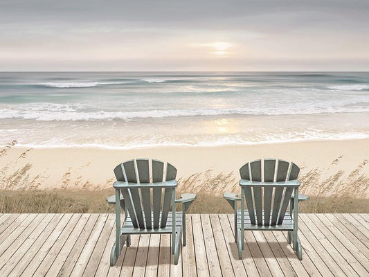 Boardwalk Sunset By Amber Sterling (Small) - Beige