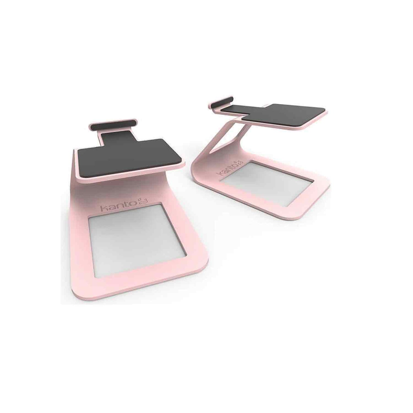 Kanto - Elevated Desktop Speaker Stands - Pink