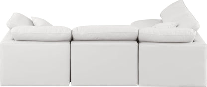 Indulge - Faux Leather 4 Piece Modular Sectional