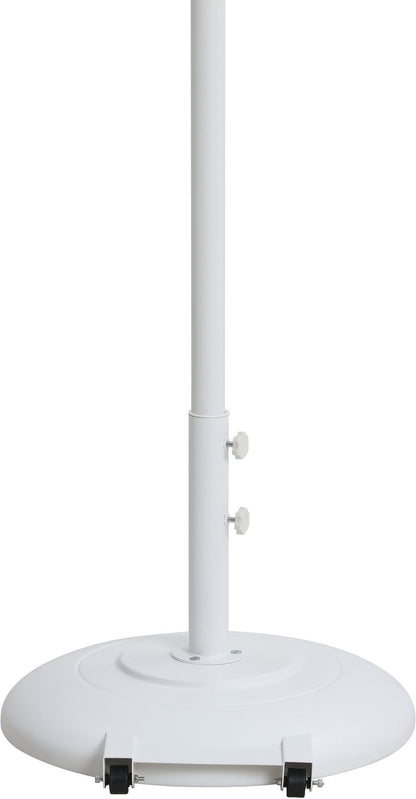 Fiji - Aluminum Patio Umbrella With Round White Base
