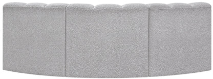 Arc - Boucle Fabric 3 Piece Modular Corner Sofa