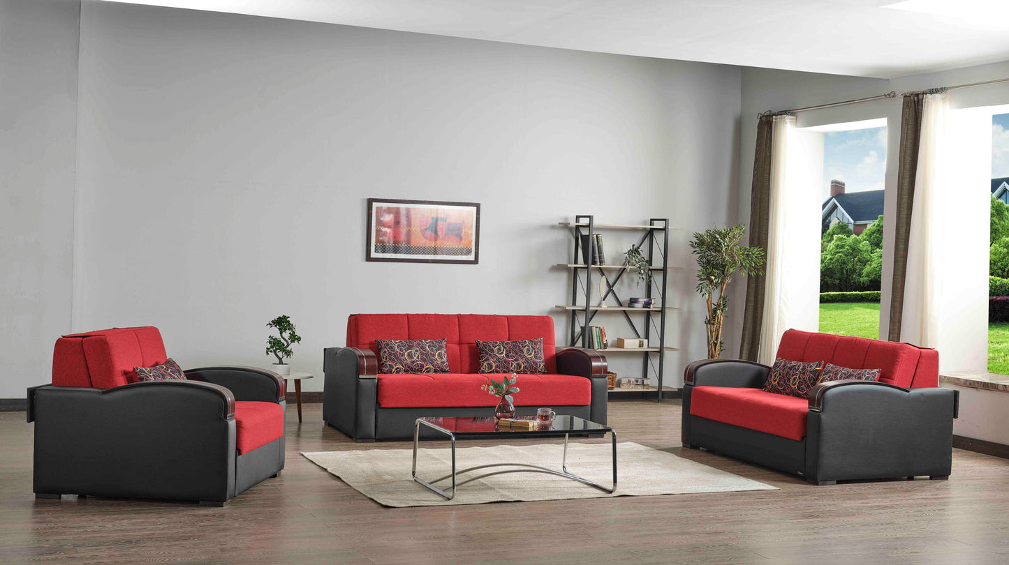 Ottomanson Sleep Plus - Upholstered Convertible Armchair With Storage