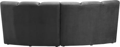Infinity - 2 Piece Velvet Modular Sectional