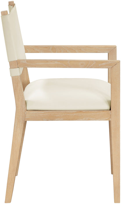 Avon - Vegan Leather Dining Arm Chair