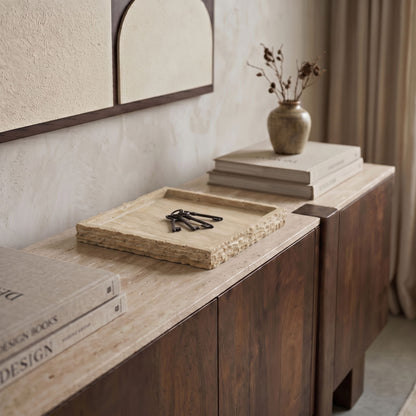 Chambers - Travertine Tray - Beige