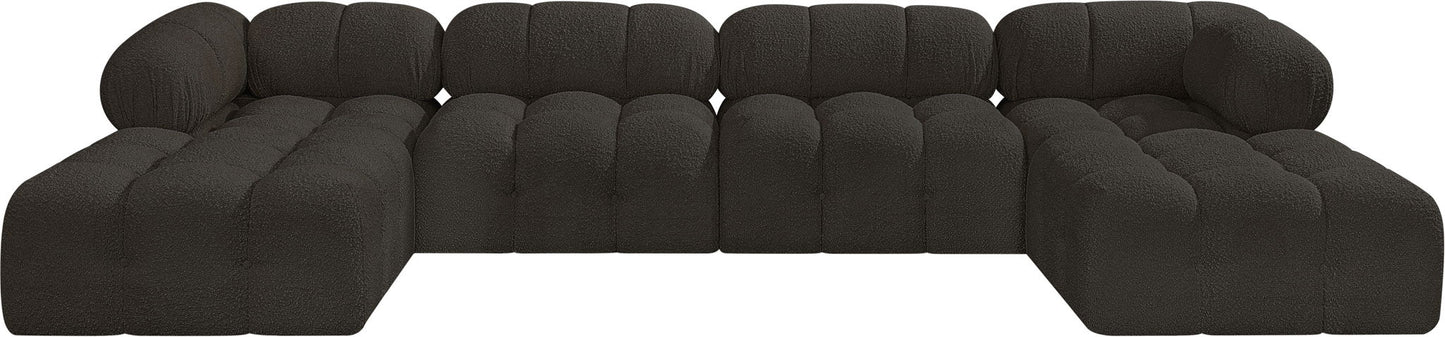 Ames - 6 Piece Fabric Modular U-Shaped Sectional