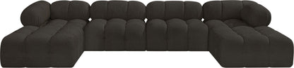 Ames - 6 Piece Fabric Modular U-Shaped Sectional