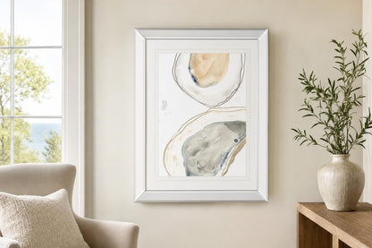 Ocean Oysters I By June Erica Vess - Gray