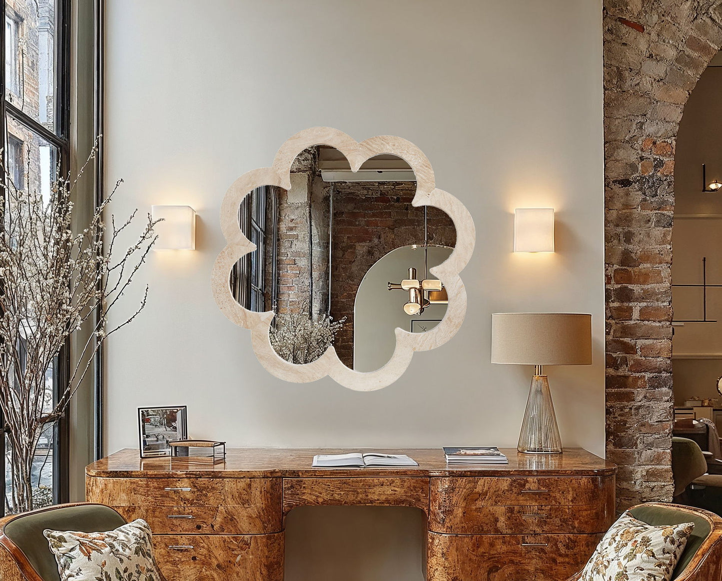 Vicenza - Genuine Marble Frame Mirror