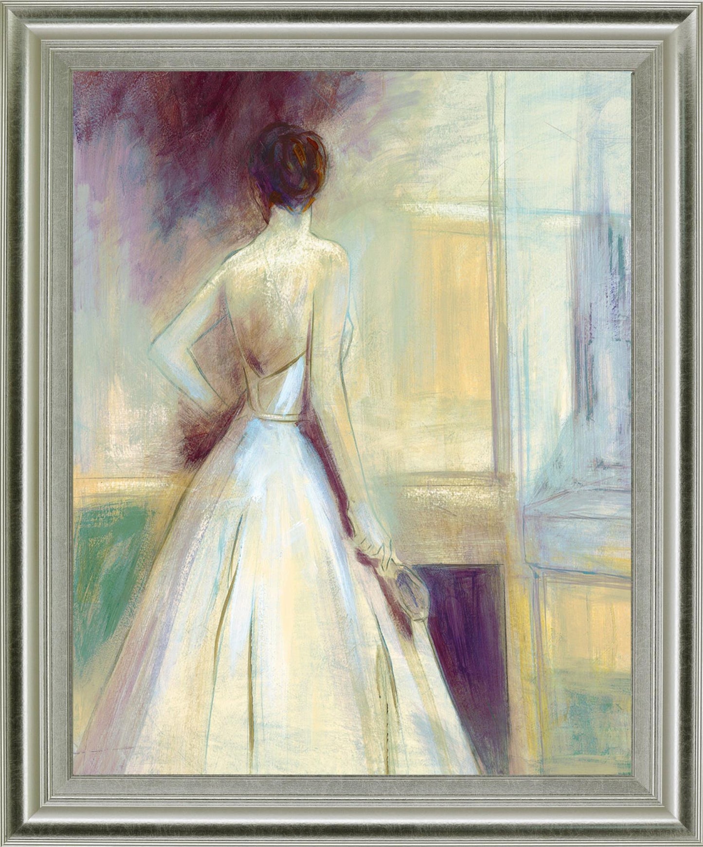 Evening Repose - 28" x 34" Framed Wall Art - Beige