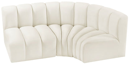 Arc - Velvet 3 Piece Sofa