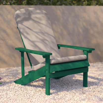 Flash Furniture - Chairs With Cushion (Set of 2) - Green / Cream
