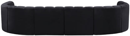 Arc - Velvet Modular U-Shaped Sectional