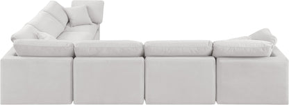 Indulge - Velvet 6 Piece Modular Corner Sectional