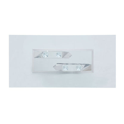 Gianna - Dining Table - Clear Glass Top & Stainless Steel