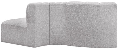 Arc - Boucle Fabric 3 Piece Modular Sofa