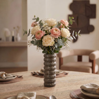 Rousse - Travertine Vase