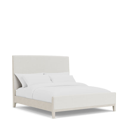 Carmella - King Upholstered Bed - Pebble Oak