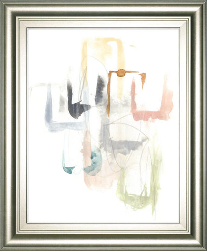 22x26 Pastel Windows I By June Erica Vess - Silver