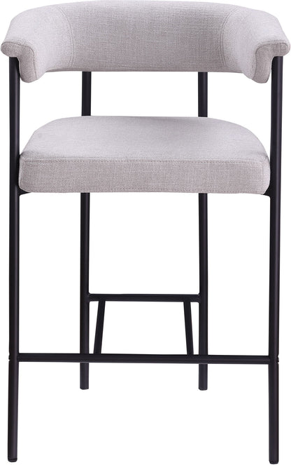 Malin - Linen Counter Stool (Set of 2)