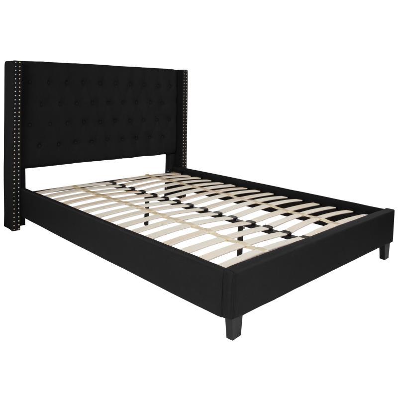 Flash Furniture - Queen Size Riverdale Platform Bed Frame - Black