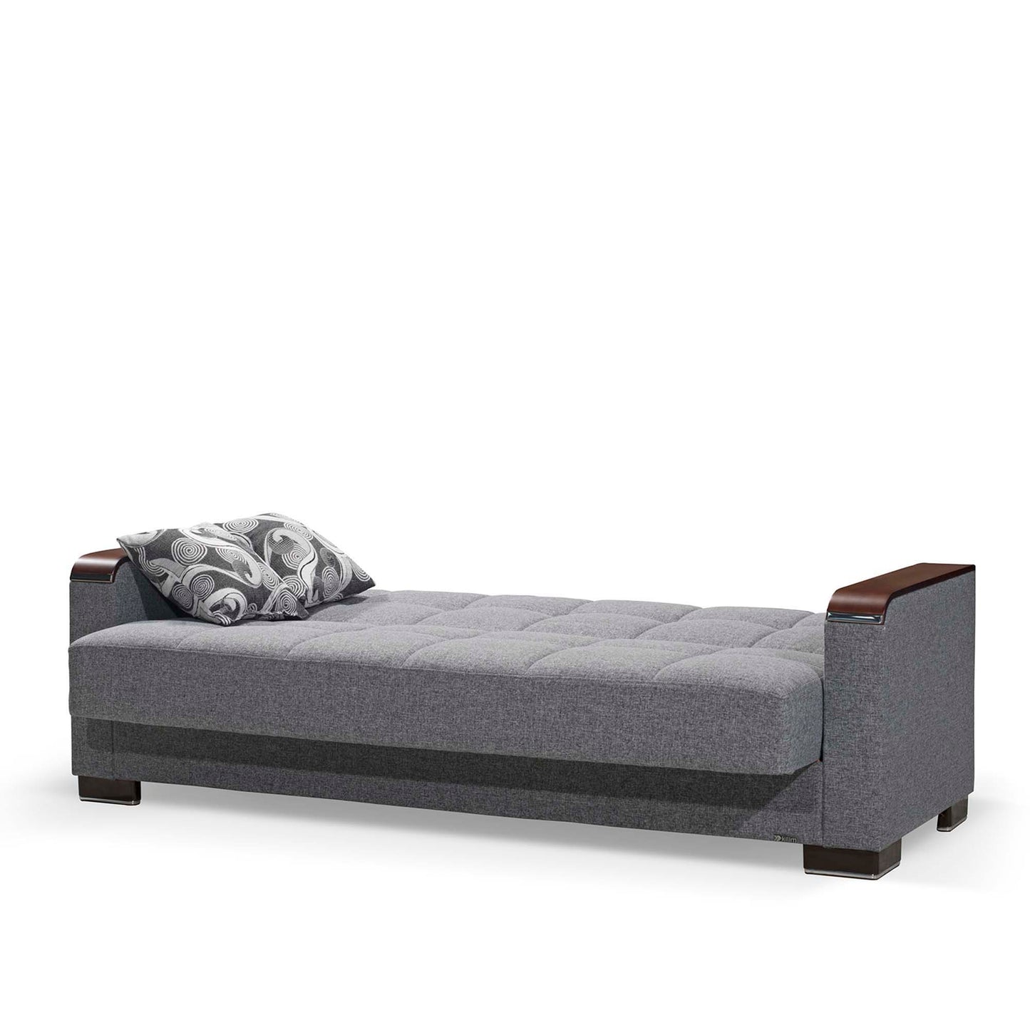 Ottomanson Armada X - Upholstered Convertible Wood Trimmed Sofabed With Storage - Polyester