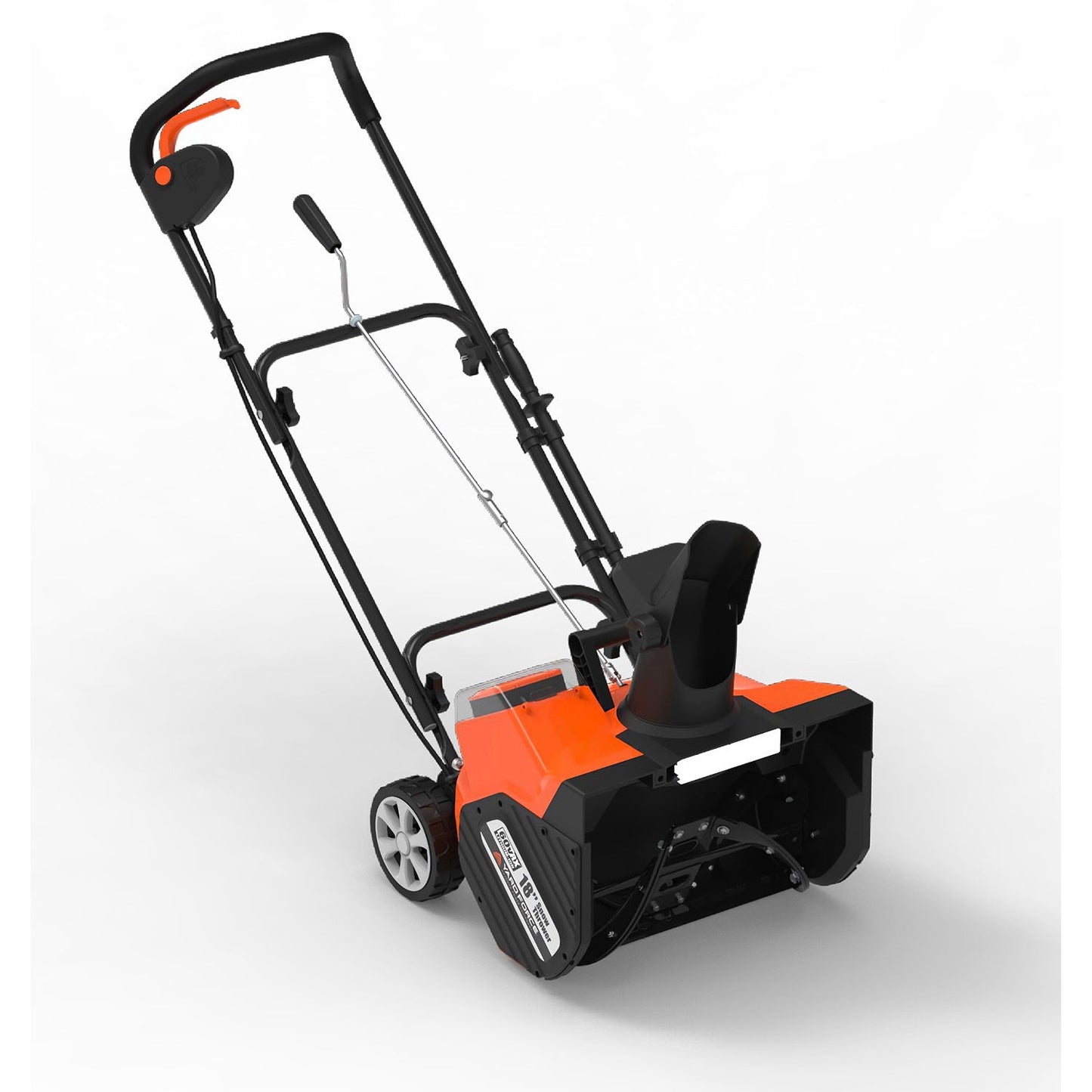 Yard Force - 18" Single Stage Snow Blower, Battery Powered - Black